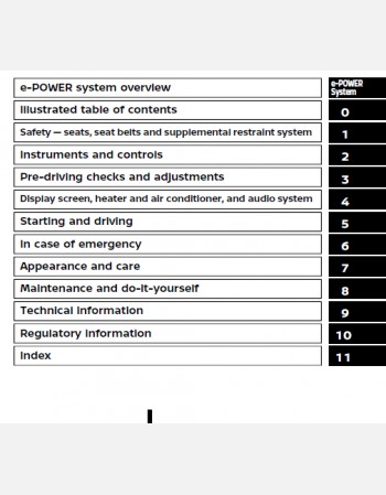 nissan qashqai e-power 2024 owners manual